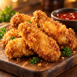 Куриные крылья в панировке
